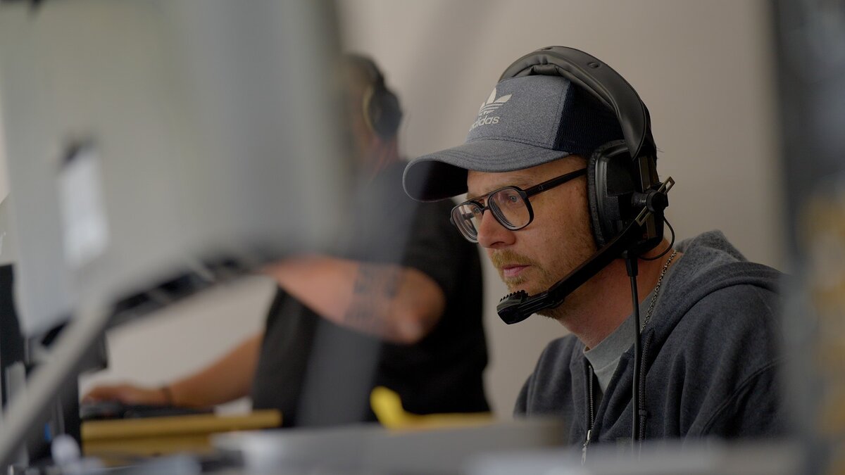 Martijn van der Linden directing a live production