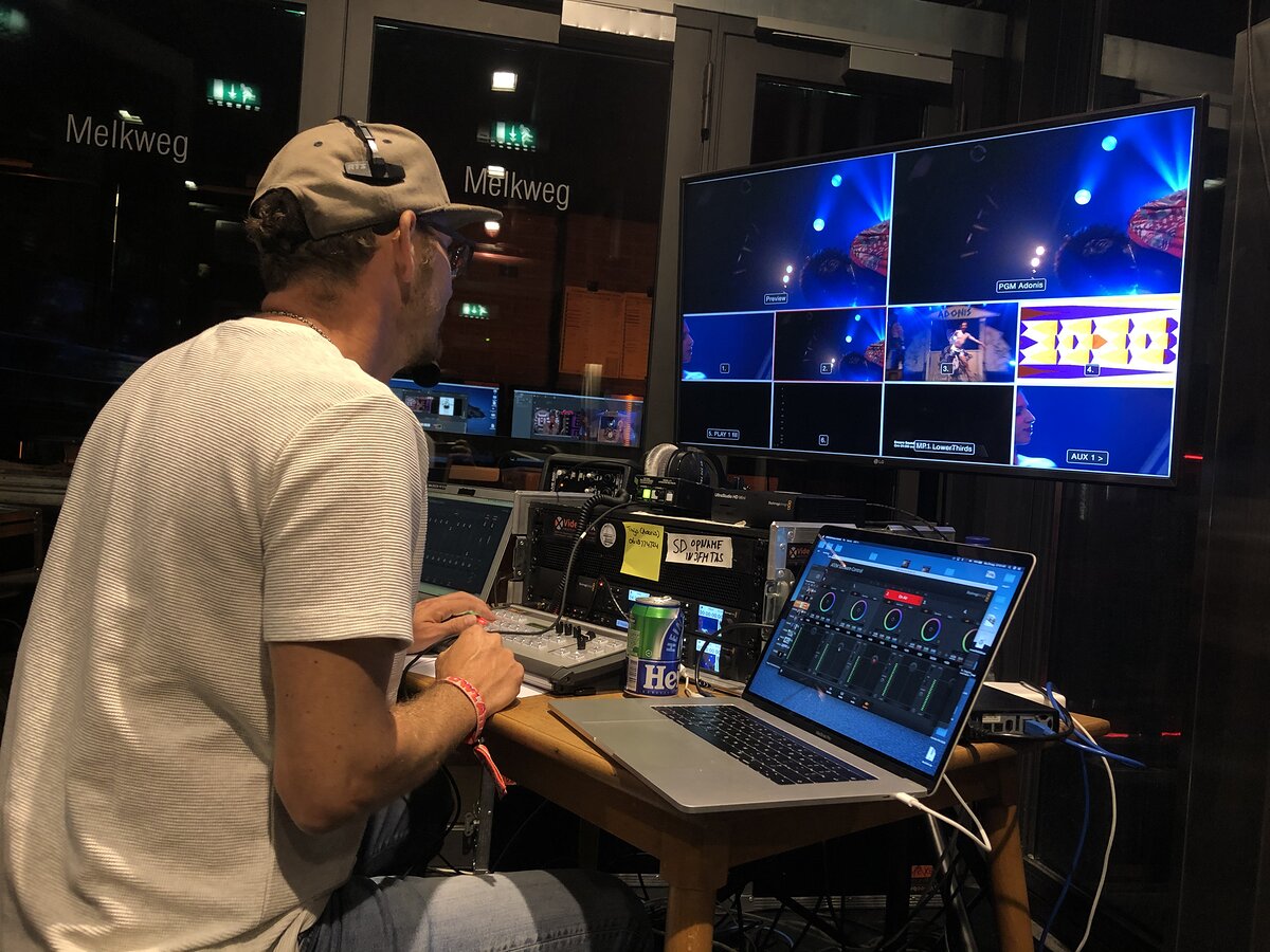 Live production at Melkweg Amsterdam